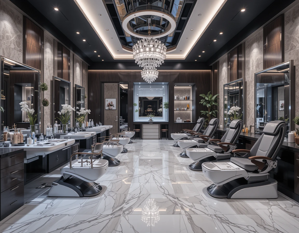 انتخاب مبلمان و تجهیزات مناسب برای سالن زیبایی