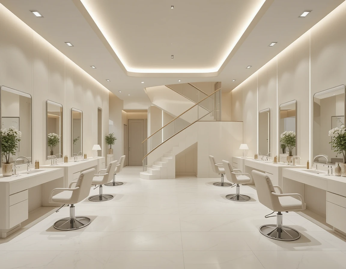 دکوراسیون سالن زیبایی مینیمال