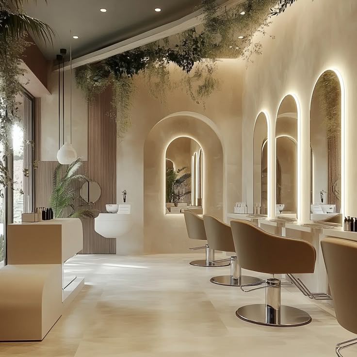 دیزاین مینیمال سالن زیبایی