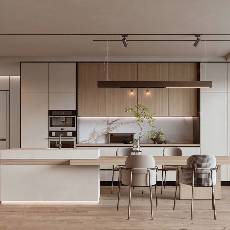 دکوراسیون منزل با آشپزخانه مدرن