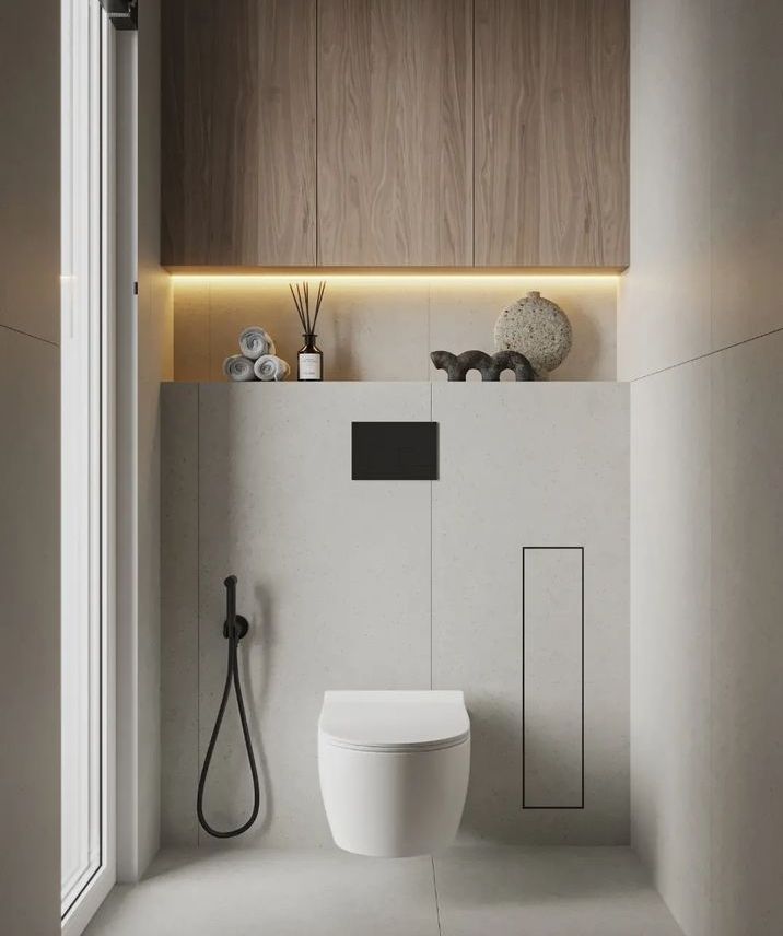 سرویس بهداشتی وال هنگ در آپارتمان