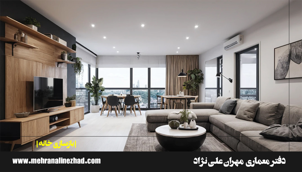 بازسازی خانه به سبک مدرن